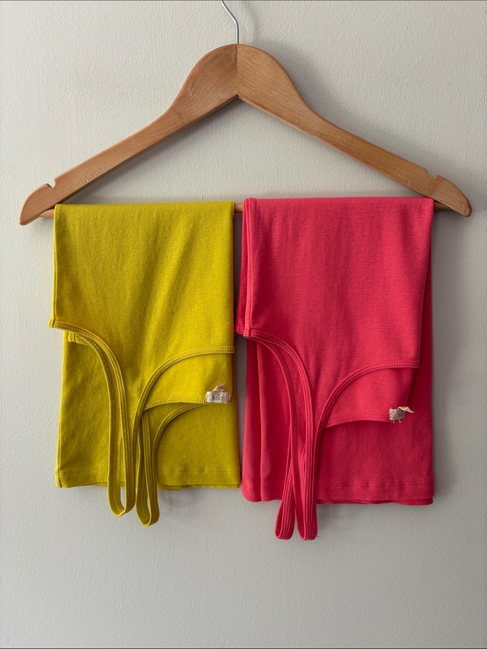 J Crew Perfect Fit Tank Tops Coral Chartreuse Size Large